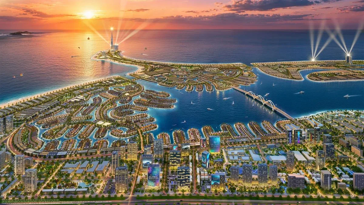 Phối cảnh tổng thể dự án Vinhomes Green Paradise Cần Giờ.